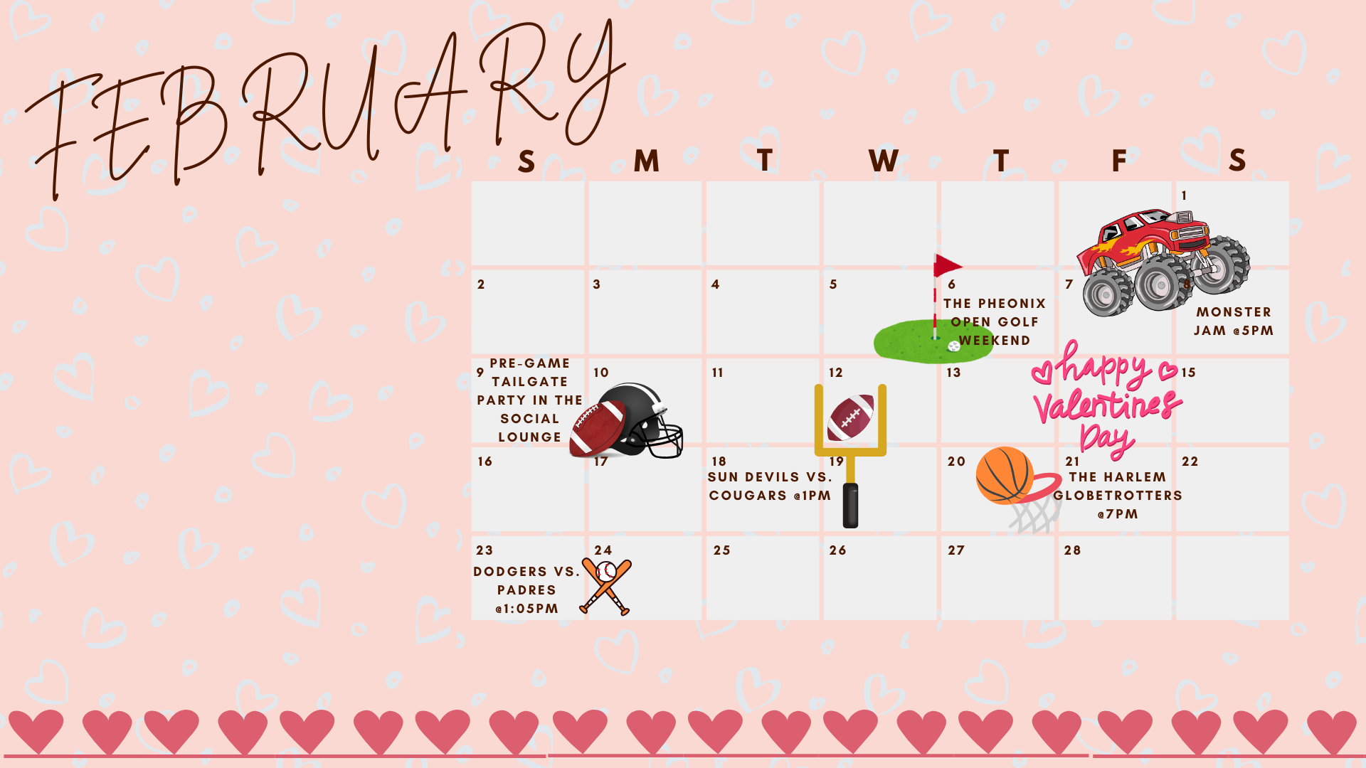 February Event Calendar