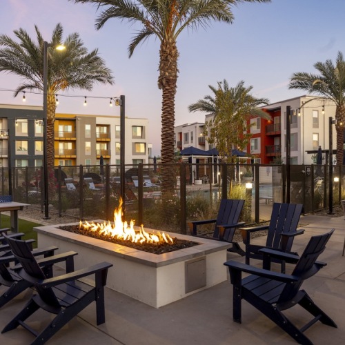 Fire pit seating area Fire pit seating area