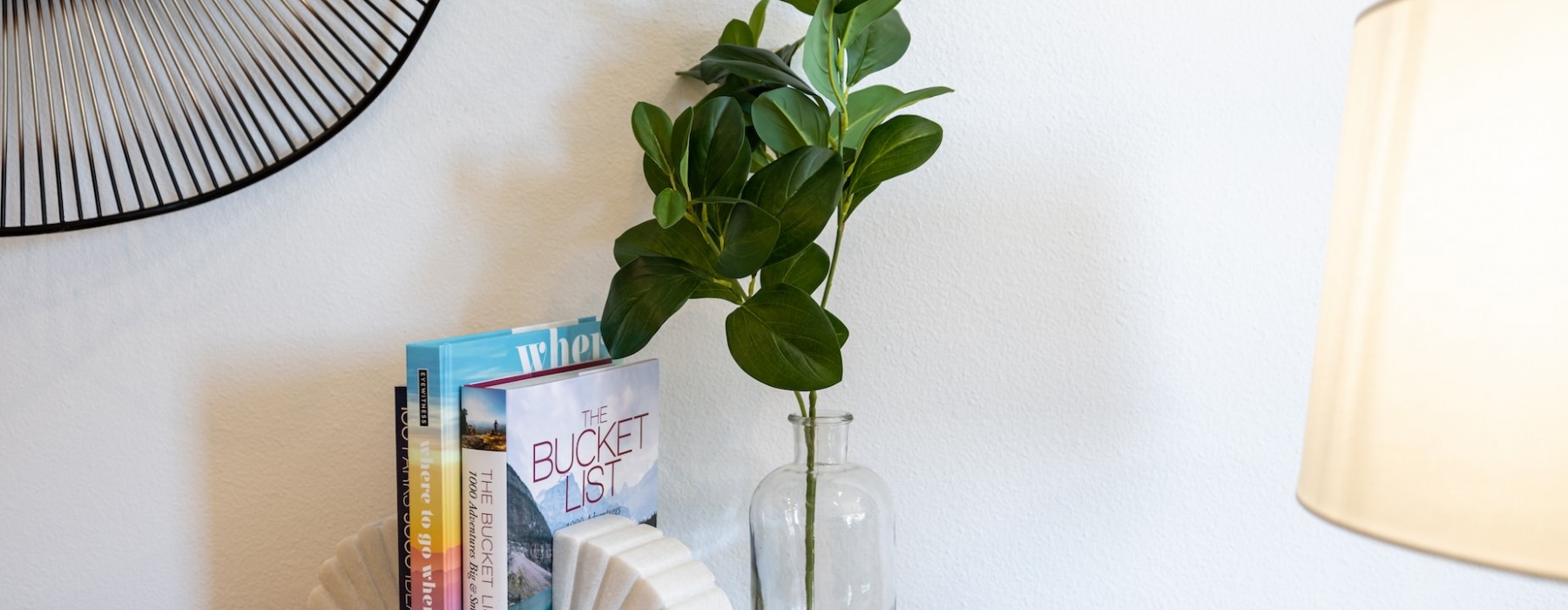 night stand decor in home